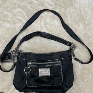 Coach Black and Silver Bag